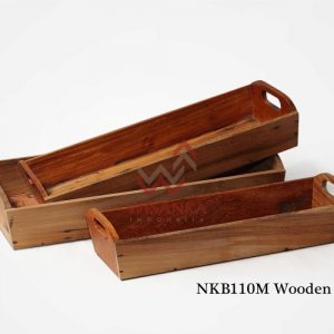 Wooden Tray Set 3