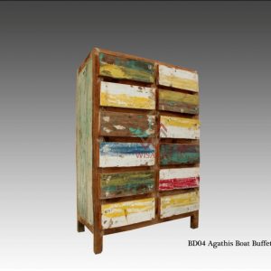 Agathis Boat Wood Buffet