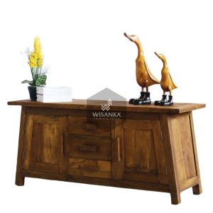 Durham Reclaimed Teak Low Cabinet