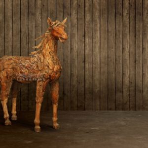Wooden Horse Display